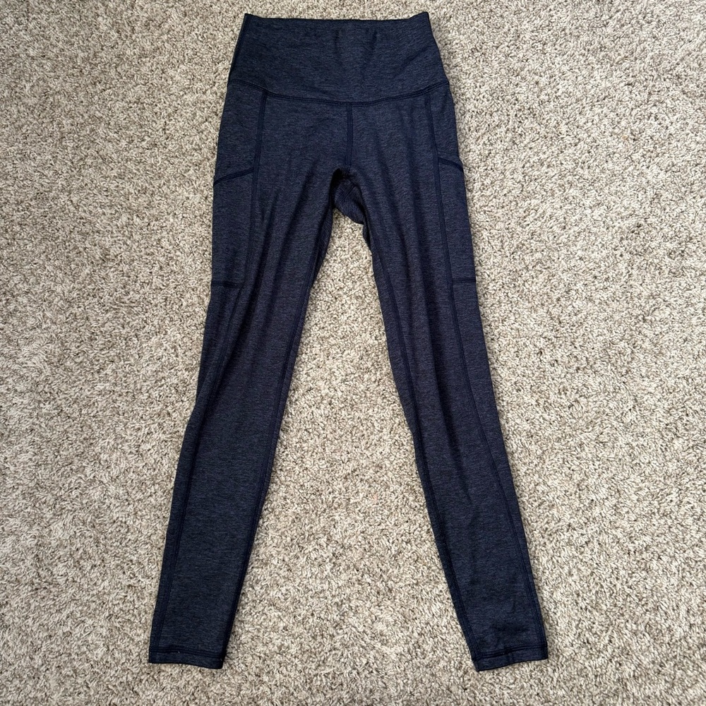 Aerie High Rise Leggings in Navy Size S